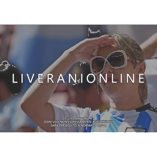 KIBICKA REPREZENTACJI ARGENTYNY 2014.07.05 ESTADIO NATIONAL DE BRASILIA GARRINCHA BRAZYLIA PILKA NOZNA MISTRZOSTWA SWIATA FIFA WORLD CUP 2014 KADRA REPREZENTACJA ARGENTYNA - BELGIA KIBICE FOTO PAULA DUDA / PRESSFOCUS/NEWSPIX.PL --- Newspix.pl AG ALDOL IVERANI SAS ONLY ITALY *** Local Caption *** www.newspix.pl mail us: info@newspix.pl call us: 0048 022 23 22 222 --- Polish Picture Agency by Ringier Axel Springer Poland