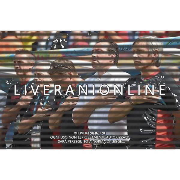 SZTAB TRENERSKI REPREZENTACJI BELGII SELEKCJONER MARC WILMOTS 2014.07.05 ESTADIO NATIONAL DE BRASILIA GARRINCHA BRAZYLIA PILKA NOZNA MISTRZOSTWA SWIATA FIFA WORLD CUP 2014 KADRA REPREZENTACJA ARGENTYNA - BELGIA FOTO PAULA DUDA / PRESSFOCUS/NEWSPIX.PL --- Newspix.pl AG ALDOL IVERANI SAS ONLY ITALY *** Local Caption *** www.newspix.pl mail us: info@newspix.pl call us: 0048 022 23 22 222 --- Polish Picture Agency by Ringier Axel Springer Poland