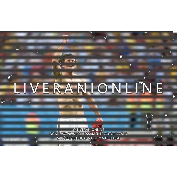 RADOSC MARTIN DEMICHELIS 2014.07.05 ESTADIO NATIONAL DE BRASILIA GARRINCHA BRAZYLIA PILKA NOZNA MISTRZOSTWA SWIATA FIFA WORLD CUP 2014 KADRA REPREZENTACJA ARGENTYNA - BELGIA FOTO PAULA DUDA / PRESSFOCUS/NEWSPIX.PL --- Newspix.pl AG ALDOL IVERANI SAS ONLY ITALY *** Local Caption *** www.newspix.pl mail us: info@newspix.pl call us: 0048 022 23 22 222 --- Polish Picture Agency by Ringier Axel Springer Poland