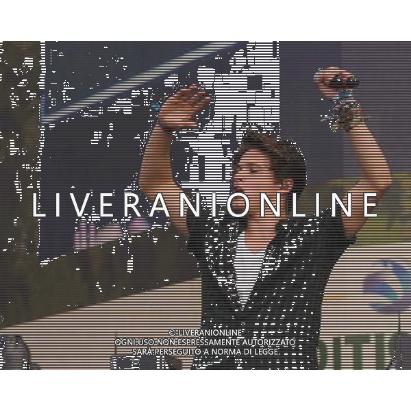 London, UK, 06/07/2014 : The Vamps play British Summertime Hyde Park. Persons Pictured: Bradley Simpson, Bradley Will Simpson. ©photoshot/Agenzia Aldo Liverani sas - ITALY ONLY - EDITORIAL USE ONLY