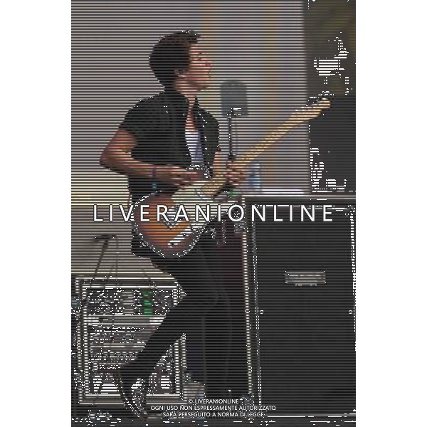London, UK, 06/07/2014 : The Vamps play British Summertime Hyde Park. Persons Pictured: Bradley Simpson, Bradley Will Simpson. ©photoshot/Agenzia Aldo Liverani sas - ITALY ONLY - EDITORIAL USE ONLY