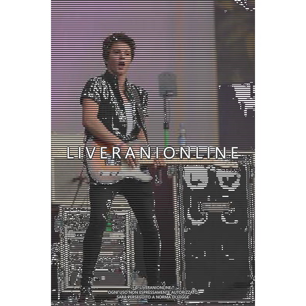 London, UK, 06/07/2014 : The Vamps play British Summertime Hyde Park. Persons Pictured: Bradley Simpson, Bradley Will Simpson. ©photoshot/Agenzia Aldo Liverani sas - ITALY ONLY - EDITORIAL USE ONLY