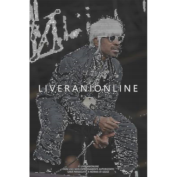 Andre Lauren Benjamin (Andre 3000) of hip-hop group OutKast performs at Wireless Festival, Perry Park, Birmingham, England, 5th July 2014. ©photoshot/Agenzia Aldo Liverani sas - ITALY ONLY - EDITORIAL USE ONLY