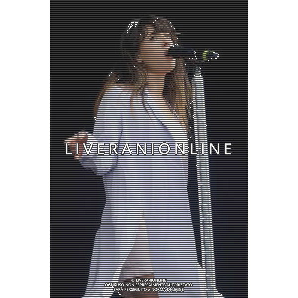 Foxes (Louisa Rose Allen) performs at Wireless Festival, Perry Park, Birmingham, England, 6th July 2014. ©photoshot/Agenzia Aldo Liverani sas - ITALY ONLY - EDITORIAL USE ONLY