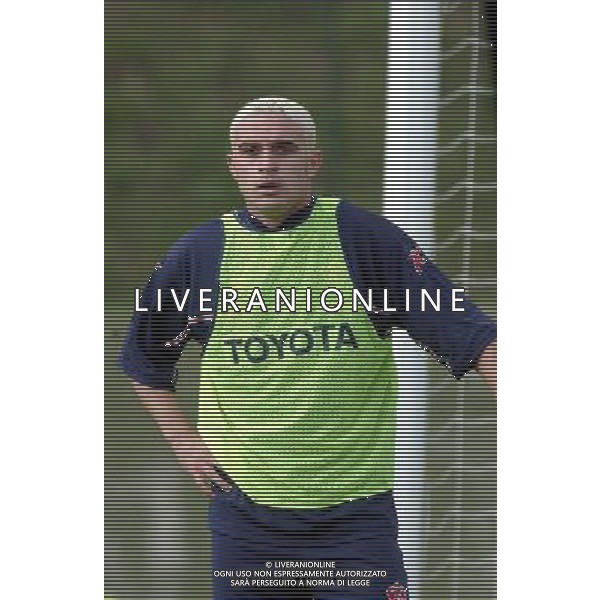 FOLGARIA 02/07/2003 PRIMO ALLENAMENTO IN RITIRO DEL PERUGIA CALCIO NELLA FOTO: BERTONI EDGAR* FOTO 1905/ROBERTO SETTONCE/ALDO LIVERANI