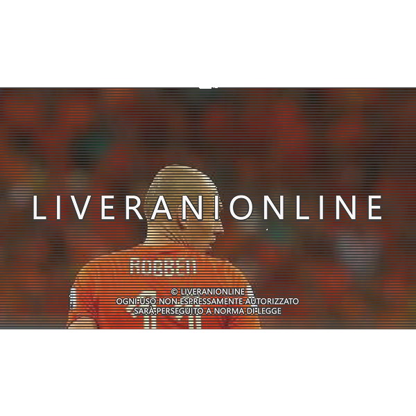 (140705) -- SALVADOR, July 5, 2014 () -- Netherlands\' Arjen Robben reacts during a quarter-finals match between Netherlands and Costa Rica of 2014 FIFA World Cup at the Arena Fonte Nova Stadium in Salvador, Brazil, on July 5, 2014. Netherlands won 4-3 on penalties over Costa Rica after a 0-0 tie and qualified for semi-finals on Saturday. (/Cao Can)(pcy) ©photoshot/Agenzia Aldo Liverani sas - ITALY ONLY - EDITORIAL USE ONLY - Olanda vs Costa Rica partita di quarti di finale Coppa del mondo FIFA 2014 in Salvador, in Brasile, il 5 luglio 2014.