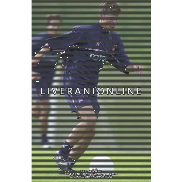 FOLGARIA 02/07/2003 PRIMO ALLENAMENTO IN RITIRO DEL PERUGIA CALCIO NELLA FOTO: BERRETTONI EMANUELE* FOTO 1905/ROBERTO SETTONCE/ALDO LIVERANI