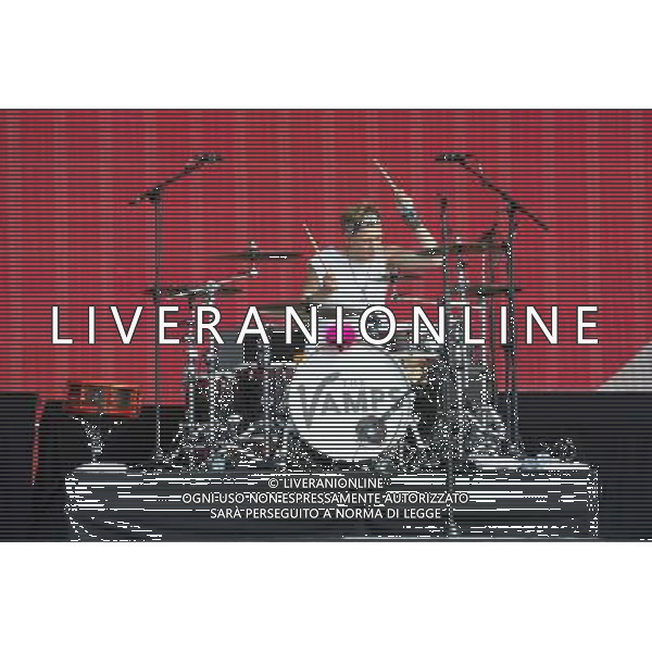 British boy band The Vamps perform at British Summer Time, Hyde Park, London, England, UK on Sunday 6th July 2014. The band consists of Brad Simpson (lead vocals and guitar), James McVey (lead guitar and vocals), Connor Ball (bass guitar and vocals) and Tristan Evans (drums and vocals) ©PHOTOSHOT/Agenzia Aldo Liverani sas - ITALY ONLY - EDITORIAL USE ONLY