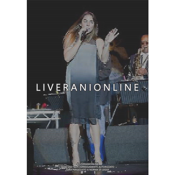 melanie c at the Cornbury Music Festival in Great Tew Park, Oxfordshire on the 6th july 2014 AG ALDO LIVERANI SAS ONLY ITALY