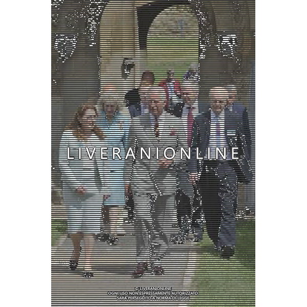The Prince of Wales visited Glastonbury Abbey to view the spectacular ruins which sit in the shadow of the Grade I listed Tor, and meet those involved with the conservation of the Lady Chapel His Royal Highness also attended a reception with representatives from the local tourism industry and VisitEngland to hear about the revival of Somerset\'stourism offering following the floods. AG ALDO LIVERANI SAS ONLY ITALY