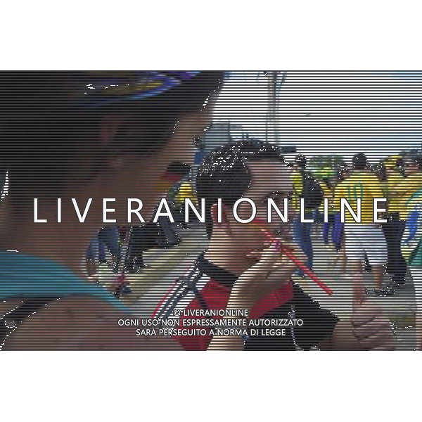 Supporters Allemagne avant le match - 08.07.2014 - Bresil / Allemagne - 1/2Finale de la Coupe du Monde 2014 Photo : Dave Winter / Icon Sport AG ALDO LIVERANI SAS ONLY ITALY