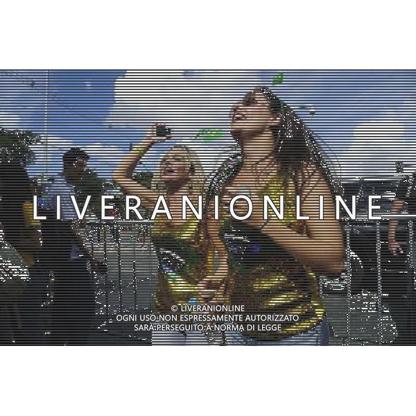 Supporters de Bresil avant le match - 08.07.2014 - Bresil / Allemagne - 1/2Finale de la Coupe du Monde 2014 Photo : Dave Winter / Icon Sport AG ALDO LIVERANI SAS ONLY ITALY