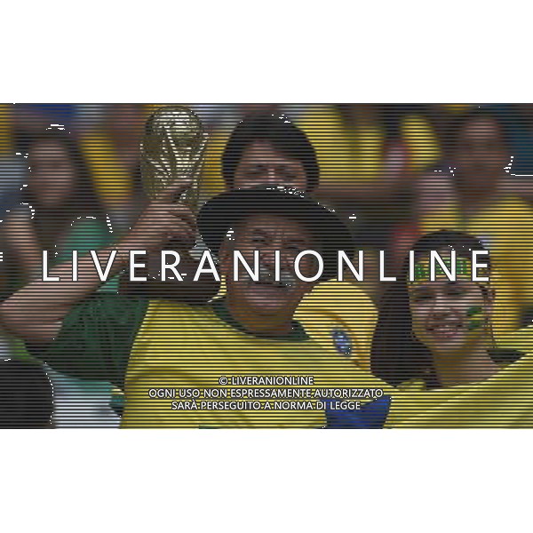BELO HORIZONTE 08-07-2014 CAMPIONATO DEL MONDO SEMIFINALE BRASILE GERMANIA NELLA FOTO TIFOSI FOTO MASSIMILIANO VITEZ-AG ALDO LIVERANI SAS