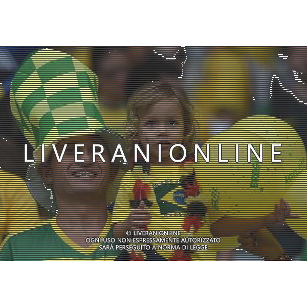BELO HORIZONTE 08-07-2014 CAMPIONATO DEL MONDO SEMIFINALE BRASILE GERMANIA NELLA FOTO TIFOSI FOTO MASSIMILIANO VITEZ-AG ALDO LIVERANI SAS