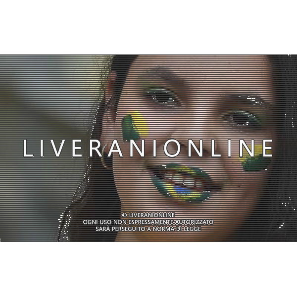 BELO HORIZONTE 08-07-2014 CAMPIONATO DEL MONDO SEMIFINALE BRASILE GERMANIA NELLA FOTO TIFOSI FOTO MASSIMILIANO VITEZ-AG ALDO LIVERANI SAS