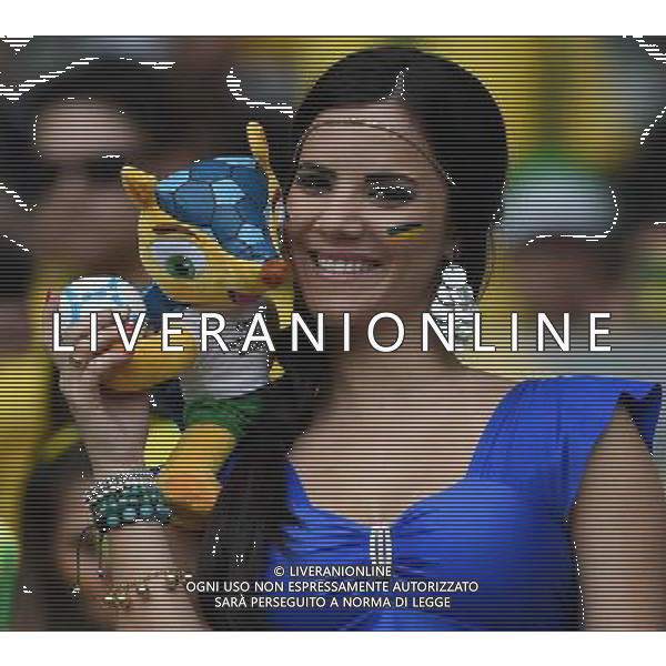 BELO HORIZONTE 08-07-2014 CAMPIONATO DEL MONDO SEMIFINALE BRASILE GERMANIA NELLA FOTO TIFOSI FOTO MASSIMILIANO VITEZ-AG ALDO LIVERANI SAS