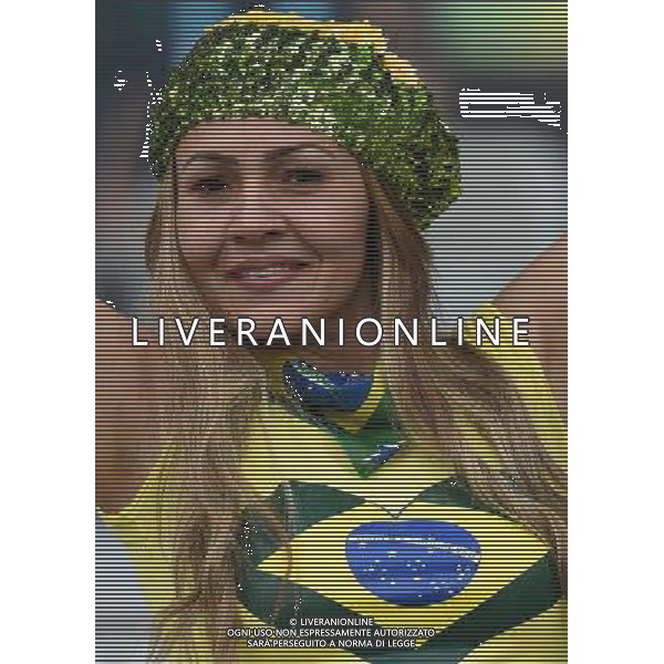 BELO HORIZONTE 08-07-2014 CAMPIONATO DEL MONDO SEMIFINALE BRASILE GERMANIA NELLA FOTO TIFOSI FOTO MASSIMILIANO VITEZ-AG ALDO LIVERANI SAS