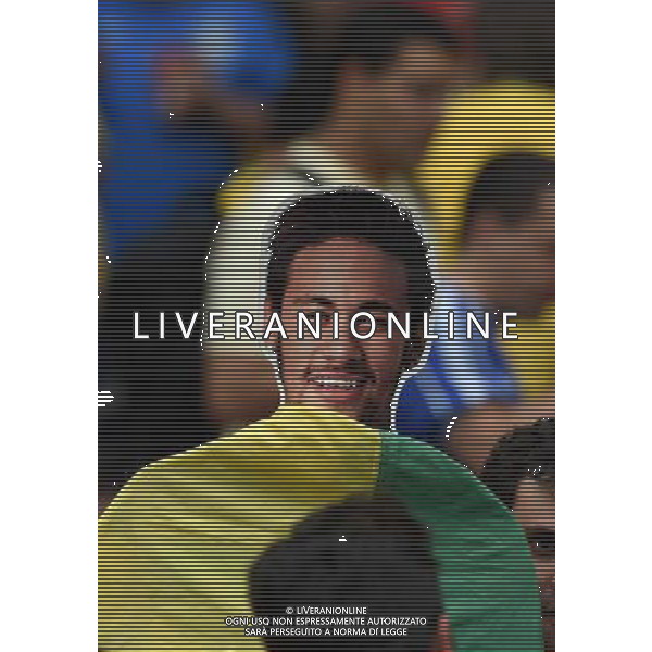 BELO HORIZONTE 08-07-2014 CAMPIONATO DEL MONDO SEMIFINALE BRASILE GERMANIA NELLA FOTO TIFOSI FOTO MASSIMILIANO VITEZ-AG ALDO LIVERANI SAS