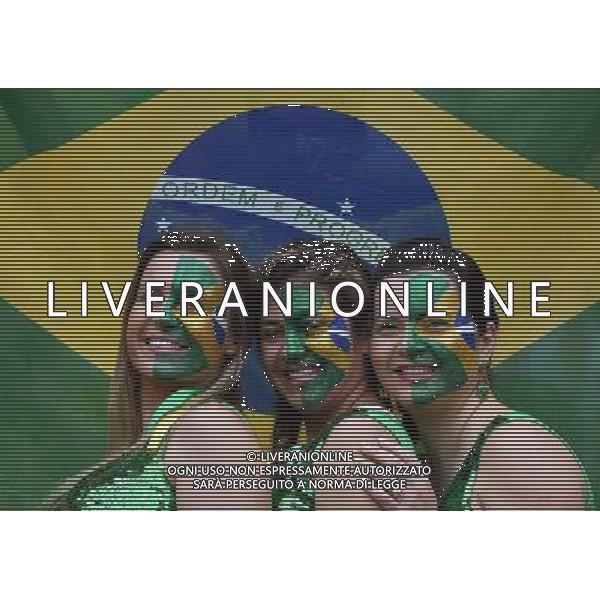 BELO HORIZONTE 08-07-2014 CAMPIONATO DEL MONDO SEMIFINALE BRASILE GERMANIA NELLA FOTO TIFOSI FOTO MASSIMILIANO VITEZ-AG ALDO LIVERANI SAS