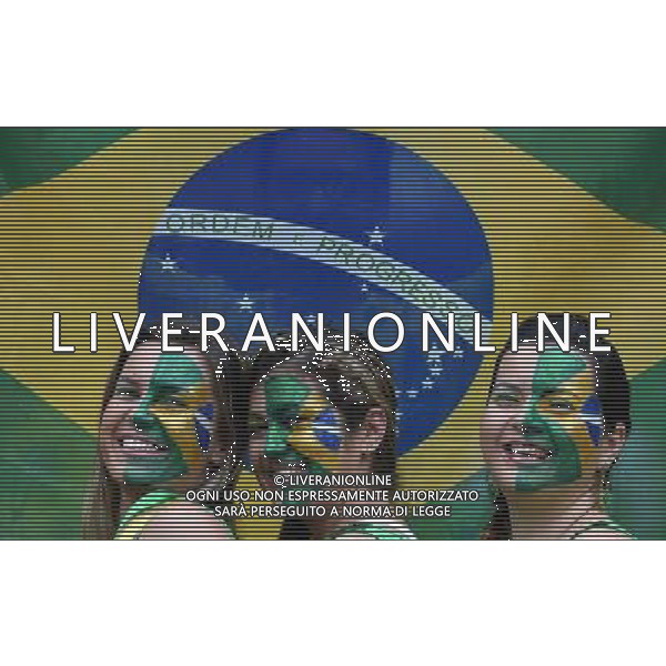 BELO HORIZONTE 08-07-2014 CAMPIONATO DEL MONDO SEMIFINALE BRASILE GERMANIA NELLA FOTO TIFOSI FOTO MASSIMILIANO VITEZ-AG ALDO LIVERANI SAS