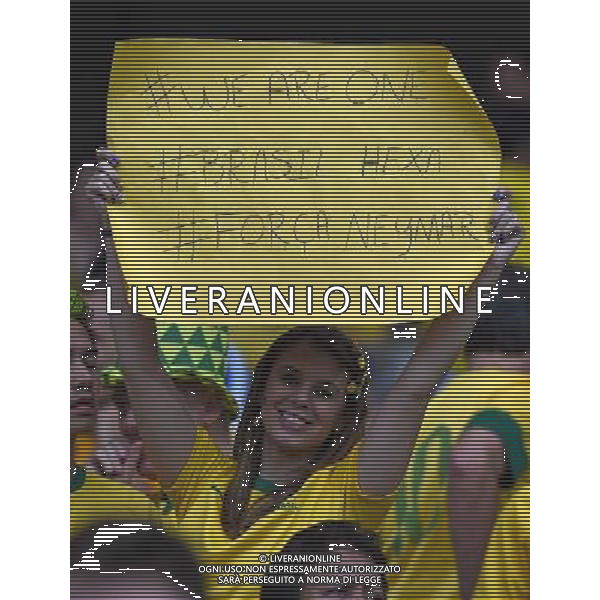 BELO HORIZONTE 08-07-2014 CAMPIONATO DEL MONDO SEMIFINALE BRASILE GERMANIA NELLA FOTO TIFOSI FOTO MASSIMILIANO VITEZ-AG ALDO LIVERANI SAS