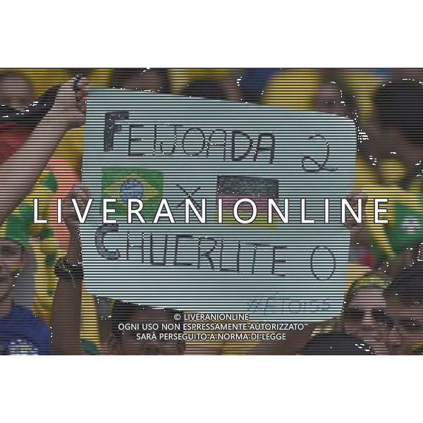 BELO HORIZONTE 08-07-2014 CAMPIONATO DEL MONDO SEMIFINALE BRASILE GERMANIA NELLA FOTO TIFOSI FOTO MASSIMILIANO VITEZ-AG ALDO LIVERANI SAS