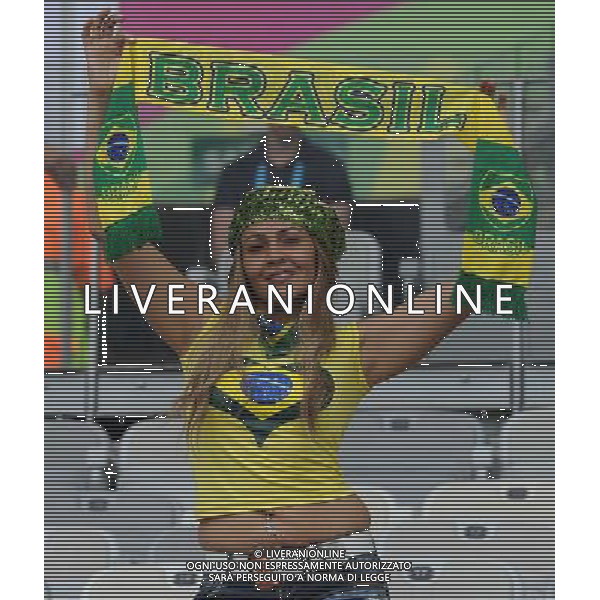 BELO HORIZONTE 08-07-2014 CAMPIONATO DEL MONDO SEMIFINALE BRASILE GERMANIA NELLA FOTO TIFOSI FOTO MASSIMILIANO VITEZ-AG ALDO LIVERANI SAS