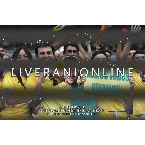 BELO HORIZONTE 08-07-2014 CAMPIONATO DEL MONDO SEMIFINALE BRASILE GERMANIA NELLA FOTO TIFOSI FOTO MASSIMILIANO VITEZ-AG ALDO LIVERANI SAS