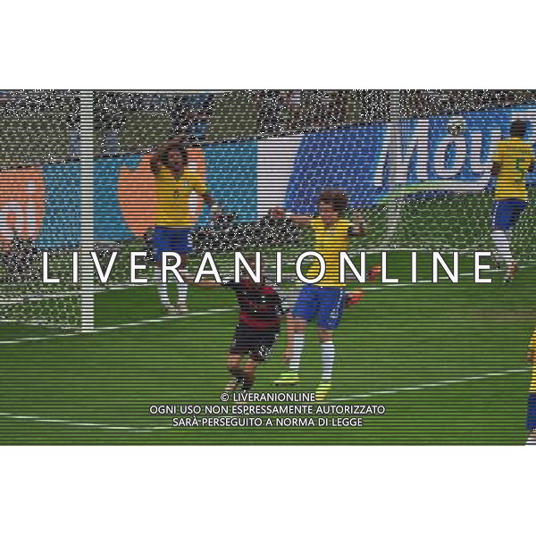 Thomas Muller - 08.07.2014 - Bresil / Allemagne - 1/2Finale de la Coupe du Monde 2014 Photo : Dave Winter / Icon Sport ag aldo liverani sas only italy