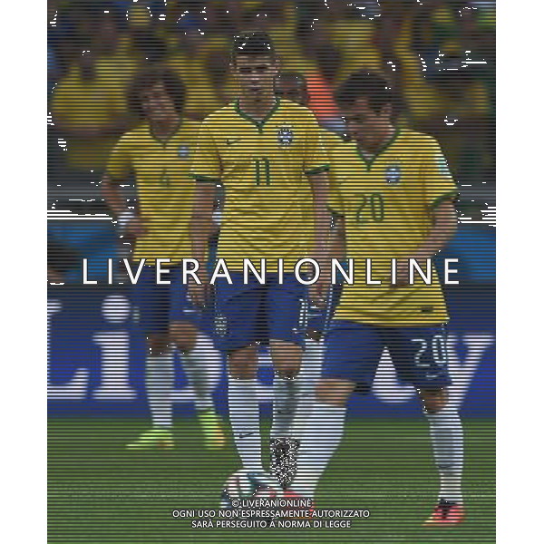 FIFA World Cup Brasile 2014 Semifinali Belo Horizonte - 08.07.2014 Brasile-Germania Nella Foto:delusione brasile /Ph.Vitez-Ag. Aldo Liverani