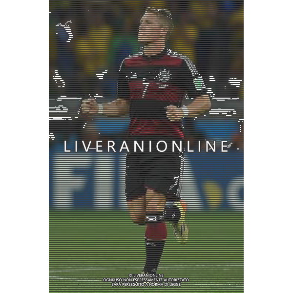 FIFA World Cup Brasile 2014 Semifinali Belo Horizonte - 08.07.2014 Brasile-Germania Nella Foto:schweinsteiger esulta /Ph.Vitez-Ag. Aldo Liverani