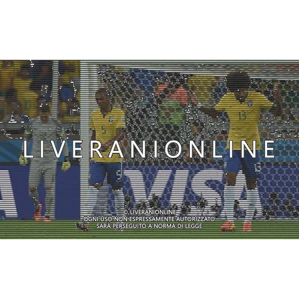 FIFA World Cup Brasile 2014 Semifinali Belo Horizonte - 08.07.2014 Brasile-Germania Nella Foto:delusione brasile /Ph.Vitez-Ag. Aldo Liverani