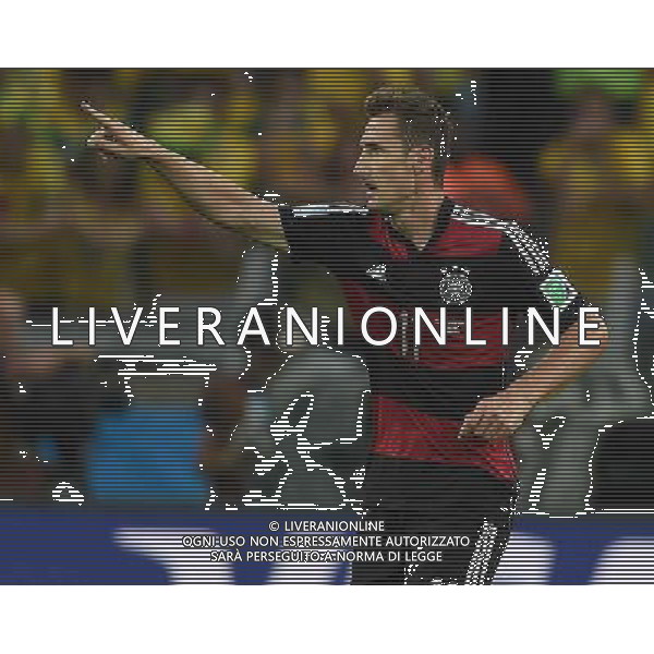 FIFA World Cup Brasile 2014 Semifinali Belo Horizonte - 08.07.2014 Brasile-Germania Nella Foto:klose esulta /Ph.Vitez-Ag. Aldo Liverani