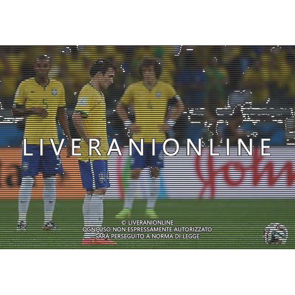 FIFA World Cup Brasile 2014 Semifinali Belo Horizonte - 08.07.2014 Brasile-Germania Nella Foto:delusione brasile /Ph.Vitez-Ag. Aldo Liverani