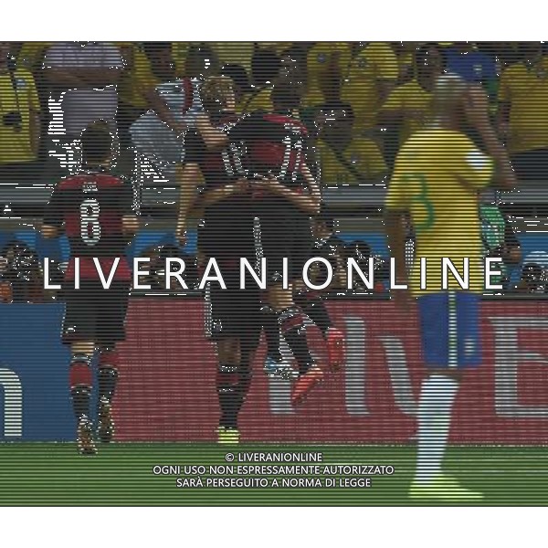 FIFA World Cup Brasile 2014 Semifinali Belo Horizonte - 08.07.2014 Brasile-Germania Nella Foto:kroos esulta secondo gol /Ph.Vitez-Ag. Aldo Liverani