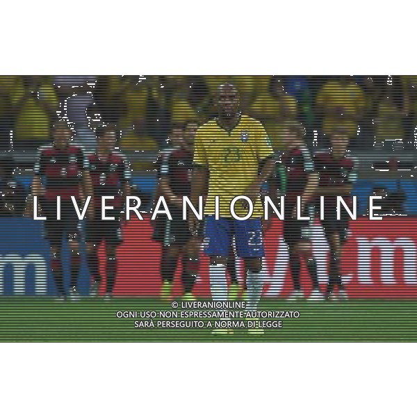 FIFA World Cup Brasile 2014 Semifinali Belo Horizonte - 08.07.2014 Brasile-Germania Nella Foto:delusione maicon /Ph.Vitez-Ag. Aldo Liverani