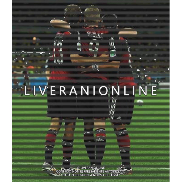 FIFA World Cup Brasile 2014 Semifinali Belo Horizonte - 08.07.2014 Brasile-Germania Nella Foto:schuerrle esulta primo gol /Ph.Vitez-Ag. Aldo Liverani