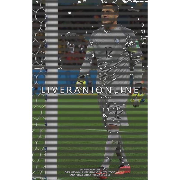 FIFA World Cup Brasile 2014 Semifinali Belo Horizonte - 08.07.2014 Brasile-Germania Nella Foto:delusione julio cesar /Ph.Vitez-Ag. Aldo Liverani