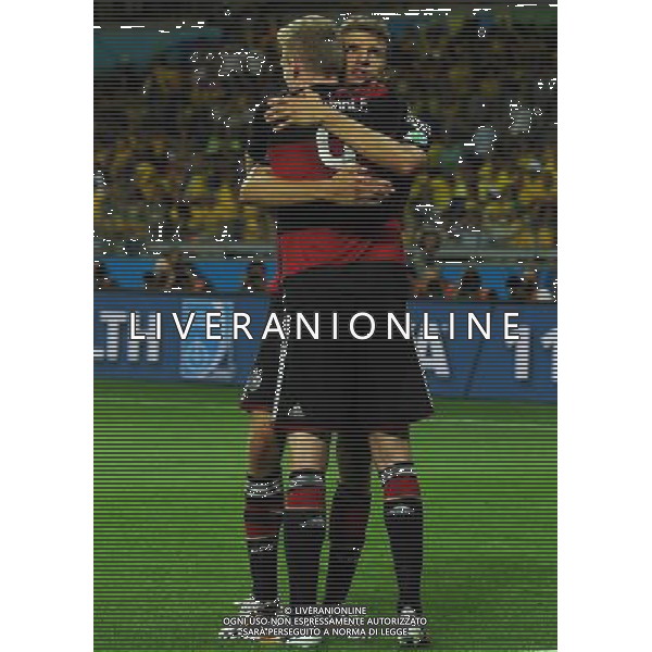 FIFA World Cup Brasile 2014 Semifinali Belo Horizonte - 08.07.2014 Brasile-Germania Nella Foto:schuerrle esulta secondo gol /Ph.Vitez-Ag. Aldo Liverani