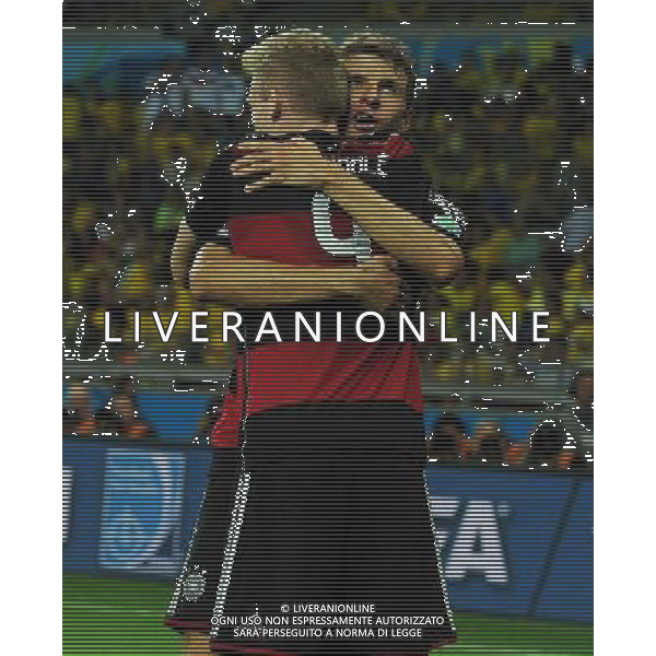 FIFA World Cup Brasile 2014 Semifinali Belo Horizonte - 08.07.2014 Brasile-Germania Nella Foto:schuerrle esulta secondo gol /Ph.Vitez-Ag. Aldo Liverani