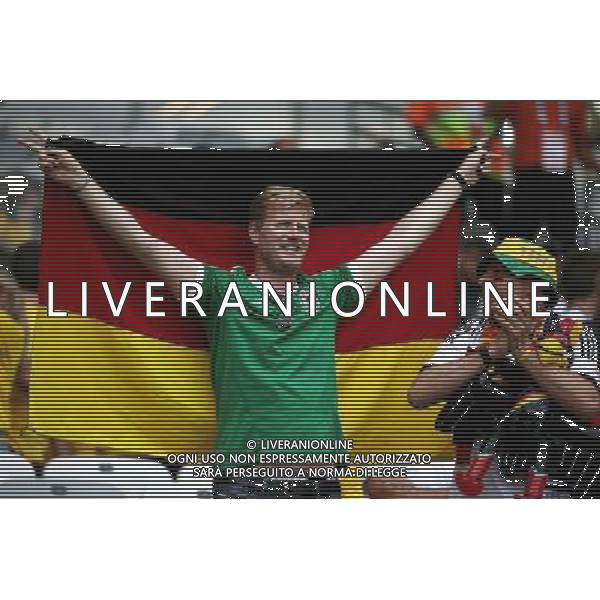 08.07.2014, Mineirao, Belo Horizonte, BRA, FIFA WM, Brasilien vs Deutschland, Halbfinale, im Bild Fans // during Semi Final match between Brasil and Germany of the FIFA Worldcup Brazil 2014 at the Mineirao in Belo Horizonte, Brazil on 2014/07/08. EXPA Pictures © 2014, PhotoCredit: EXPA/ Eibner-Pressefoto/ Cezaro *****ATTENTION - OUT of GER***** AG ALDO LIVERANI SAS ONLY ITALY