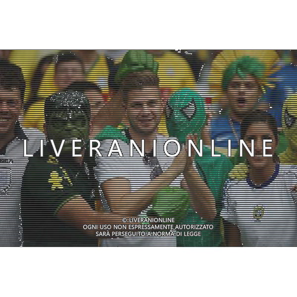 08.07.2014, Mineirao, Belo Horizonte, BRA, FIFA WM, Brasilien vs Deutschland, Halbfinale, im Bild Fans // during Semi Final match between Brasil and Germany of the FIFA Worldcup Brazil 2014 at the Mineirao in Belo Horizonte, Brazil on 2014/07/08. EXPA Pictures © 2014, PhotoCredit: EXPA/ Eibner-Pressefoto/ Cezaro *****ATTENTION - OUT of GER***** AG ALDO LIVERANI SAS ONLY ITALY
