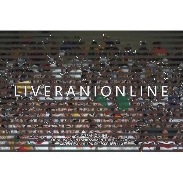 08.07.2014, Mineirao, Belo Horizonte, BRA, FIFA WM, Brasilien vs Deutschland, Halbfinale, im Bild Fans // during Semi Final match between Brasil and Germany of the FIFA Worldcup Brazil 2014 at the Mineirao in Belo Horizonte, Brazil on 2014/07/08. EXPA Pictures © 2014, PhotoCredit: EXPA/ Eibner-Pressefoto/ Cezaro *****ATTENTION - OUT of GER***** AG ALDO LIVERANI SAS ONLY ITALY