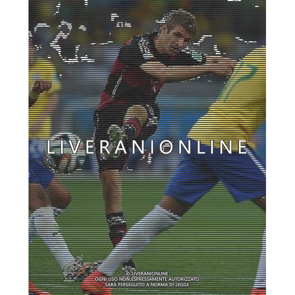 FIFA World Cup Brasile 2014 Semifinali Belo Horizonte - 08.07.2014 Brasile-Germania Nella Foto:muller occasione /Ph.Vitez-Ag. Aldo Liverani