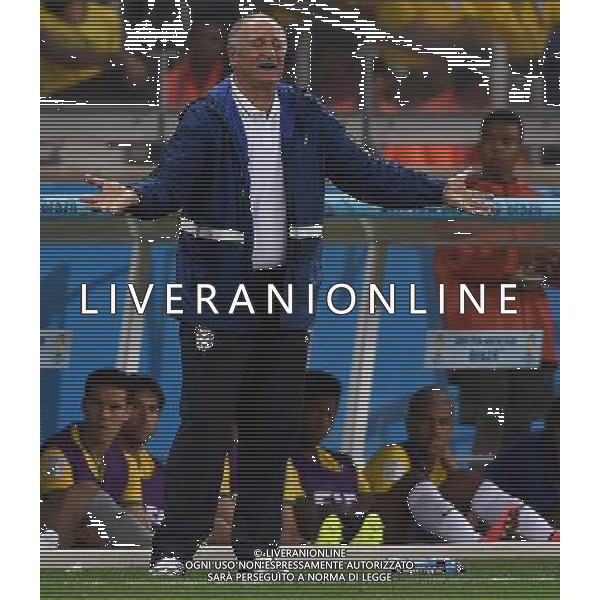 FIFA World Cup Brasile 2014 Semifinali Belo Horizonte - 08.07.2014 Brasile-Germania Nella Foto:delusione scolari /Ph.Vitez-Ag. Aldo Liverani