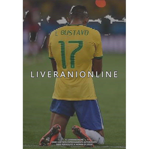 FIFA World Cup Brasile 2014 Semifinali Belo Horizonte - 08.07.2014 Brasile-Germania Nella Foto:la preghiera finale di luiz gustavo /Ph.Vitez-Ag. Aldo Liverani