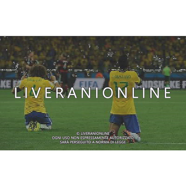 FIFA World Cup Brasile 2014 Semifinali Belo Horizonte - 08.07.2014 Brasile-Germania Nella Foto:delusione brasile /Ph.Vitez-Ag. Aldo Liverani