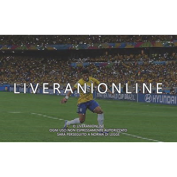 FIFA World Cup Brasile 2014 Semifinali Belo Horizonte - 08.07.2014 Brasile-Germania Nella Foto:Hulk /Ph.Vitez-Ag. Aldo Liverani