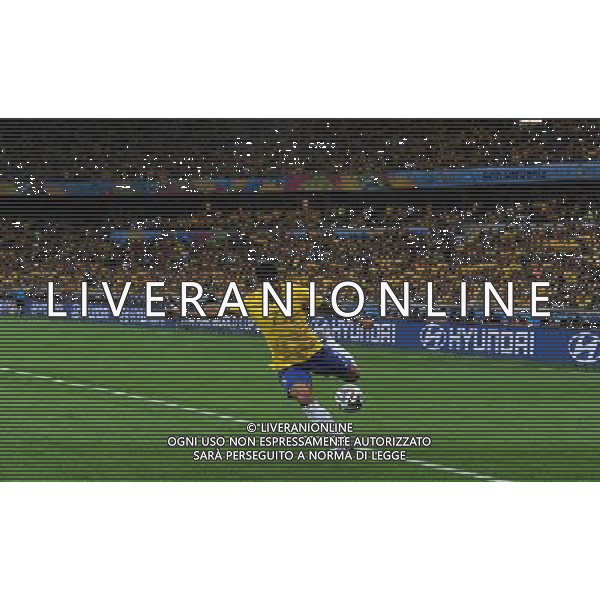 FIFA World Cup Brasile 2014 Semifinali Belo Horizonte - 08.07.2014 Brasile-Germania Nella Foto:Hulk /Ph.Vitez-Ag. Aldo Liverani