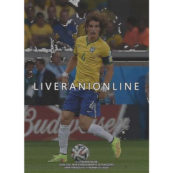 FIFA World Cup Brasile 2014 Semifinali Belo Horizonte - 08.07.2014 Brasile-Germania Nella Foto:David Luiz /Ph.Vitez-Ag. Aldo Liverani